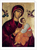 Icon depicting the Holy Mother of the Passion by Greek School