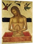 Icon depicting Christ in the tomb by Greek School
