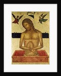 Icon depicting Christ in the tomb by Greek School