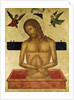 Icon depicting Christ in the tomb by Greek School