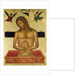 Icon depicting Christ in the tomb by Greek School