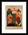 Icon depicting the Annunciation, Novgorod School by Russian School