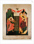 Icon depicting the Annunciation, Novgorod School by Russian School