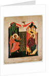 Icon depicting the Annunciation, Novgorod School by Russian School