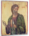 Icon depicting St. Andrew by Cypriot School