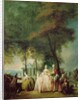 Promenade at Longchamp, c.1760 by Gabriel de Saint-Aubin