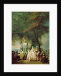 Promenade at Longchamp, c.1760 by Gabriel de Saint-Aubin
