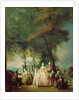 Promenade at Longchamp, c.1760 by Gabriel de Saint-Aubin
