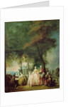 Promenade at Longchamp, c.1760 by Gabriel de Saint-Aubin