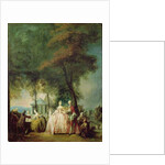 Promenade at Longchamp, c.1760 by Gabriel de Saint-Aubin