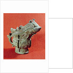Ritual 'kuang' wine mixer in the shape of a monster, Shang Dynasty by School Chinese