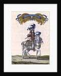 The Prince of Conde as the Emperor of Turkey, part of the Carousel Given by Louis XIV in Front of the Tuileries, 5th June 1662 by Israel the Younger Silvestre