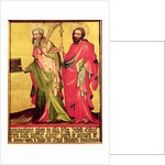 SS. Bartholomew and Thomas, right hand panel from the Epitaph of Jan of Jeran, 1395 by Bohemian School