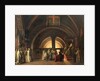 The Inauguration of Jacques de Molay into the Order of Knights Templar in 1295, 19th century by Francois-Marius Granet