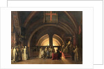 The Inauguration of Jacques de Molay into the Order of Knights Templar in 1295, 19th century by Francois-Marius Granet