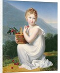 Young Girl Eating Cherries by Jeanne-Elisabeth Chaudet