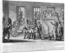 Bonaparte protected by two grenadiers during the session in St.Cloud, 19 brumaire an 8, c.1800 by French School