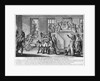 Bonaparte protected by two grenadiers during the session in St.Cloud, 19 brumaire an 8, c.1800 by French School
