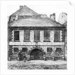 Entrance of the prison 'La Petite Force', rue Pavee in Paris, 1850 by French School