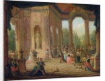 Scene at a Masked Ball by Italian School