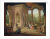 Scene at a Masked Ball by Italian School