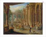 Scene at a Masked Ball by Italian School