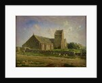 The Church at Greville, c.1871-74 by Jean-Francois Millet
