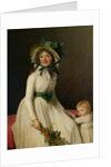 Madame Pierre Seriziat with her Son, Emile 1795 by Jacques Louis David