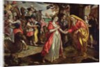 Rebecca Agreeing to Follow Eliezer, c.1562 by Maarten de Vos