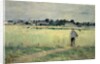In the Wheatfield at Gennevilliers, 1875 by Berthe Morisot