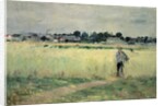 In the Wheatfield at Gennevilliers, 1875 by Berthe Morisot
