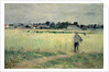 In the Wheatfield at Gennevilliers, 1875 by Berthe Morisot