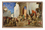 Entry of the Sharif of Ouezzane into the Mosque, 1876 by Georges Clairin