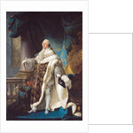 Louis XVI, King of France and Navarre, wearing his grand royal costume in 1779, 1789 by Antoine Francois Callet