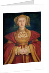 Portrait of Anne of Cleves, 1539 by Hans Holbein the Younger