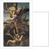 St. Michael Overwhelming the Demon, 1518 by Raphael (1483-1520)