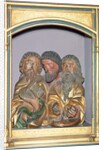 Wooden carvings of SS. Paul, Matthew and Thomas by Nikolaus Hagenauer