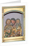 Wooden carvings of SS. Paul, Matthew and Thomas by Nikolaus Hagenauer