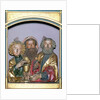 Wooden carvings of SS. John, Andrew and Peter by Nikolaus Hagenauer