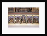 Wooden carvings of Christ and the Twelve Apostles by Nikolaus Hagenauer