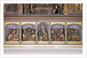 Wooden carvings of Christ and the Twelve Apostles by Nikolaus Hagenauer