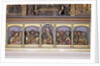 Wooden carvings of Christ and the Twelve Apostles by Nikolaus Hagenauer