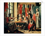 The Couturier's workshop, Arles, 1760 by Antoine Raspal