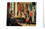 The Couturier's workshop, Arles, 1760 by Antoine Raspal