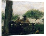 The Meal at Honfleur, 1875 by Adolphe-Felix Cals