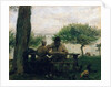 The Meal at Honfleur, 1875 by Adolphe-Felix Cals