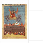 The Flying Carpet by Persian School