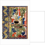 Preparing a meal by Persian School