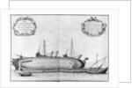 Outside of a vessel lying on its hull by French School