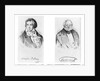 Ludwig van Beethoven and Francois-Antoine Habeneck by Ferdinand Schimon